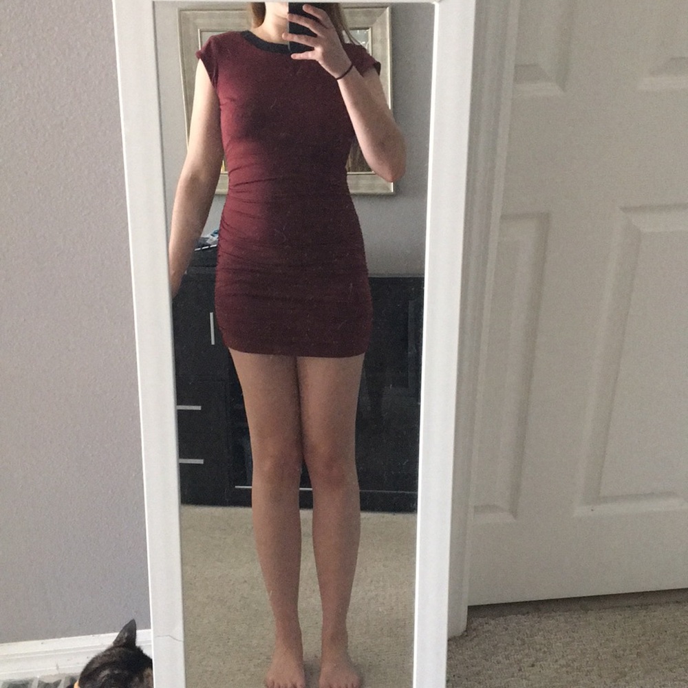 BCBG Max Azria mini dress with cutouts